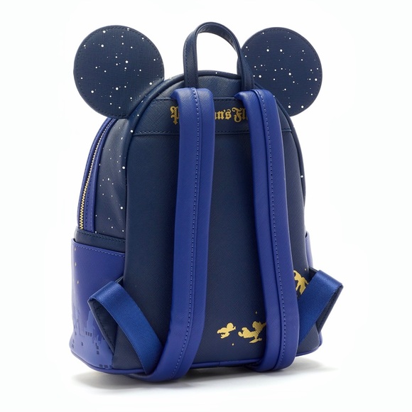 NWT DISNEY PARKS LOUNGEFLY WDW 50TH ANNIVERSARY MMMA PETER PAN MINI BACKPACK - Picture 2 of 9